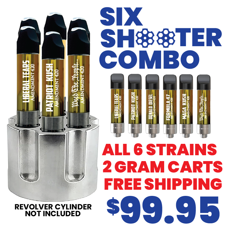 2 GRAM SIX SHOOTER COMBO